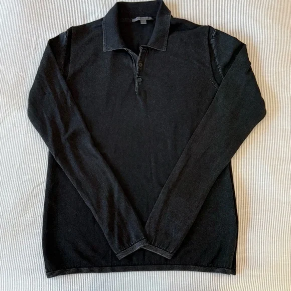 John Varvatos Dune Long Sleeve Cotton
Polo Sweater M - Picture 3 of 9